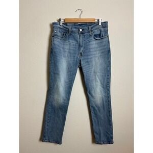 Levi Strauss 511 Men's W36 L29 Slim Taper Light Wash‎ Denim Jeans Casual